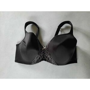 Cacique by Lane Bryant size 40DDD Black Smooth Lace Balconette Bra